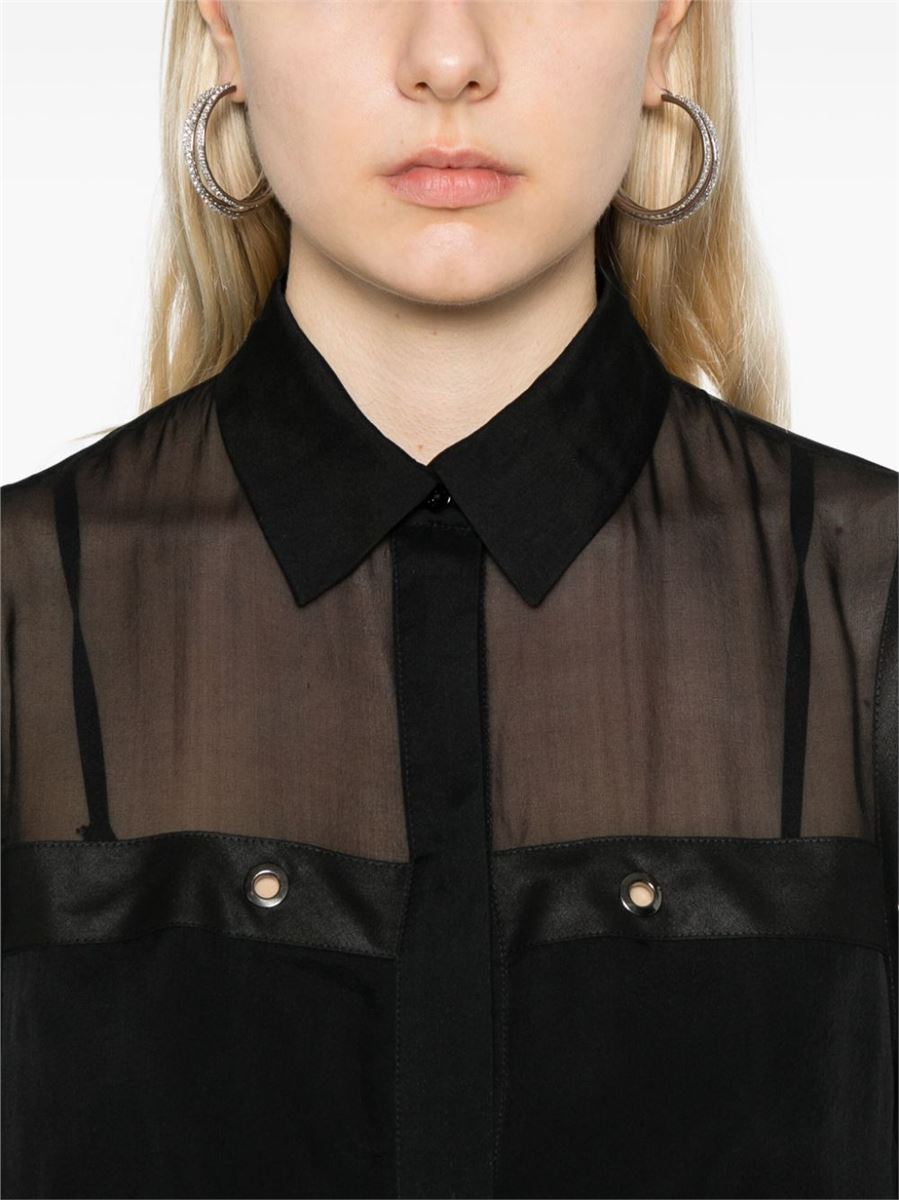 EYELET-EMBELLISHED SHIRT ICEBERG