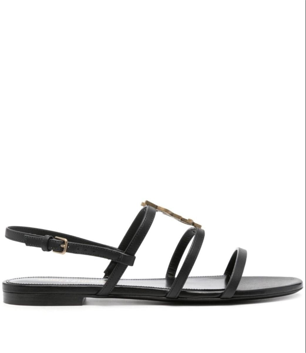 CASSANDRE-PLAQUE LOW SANDALS