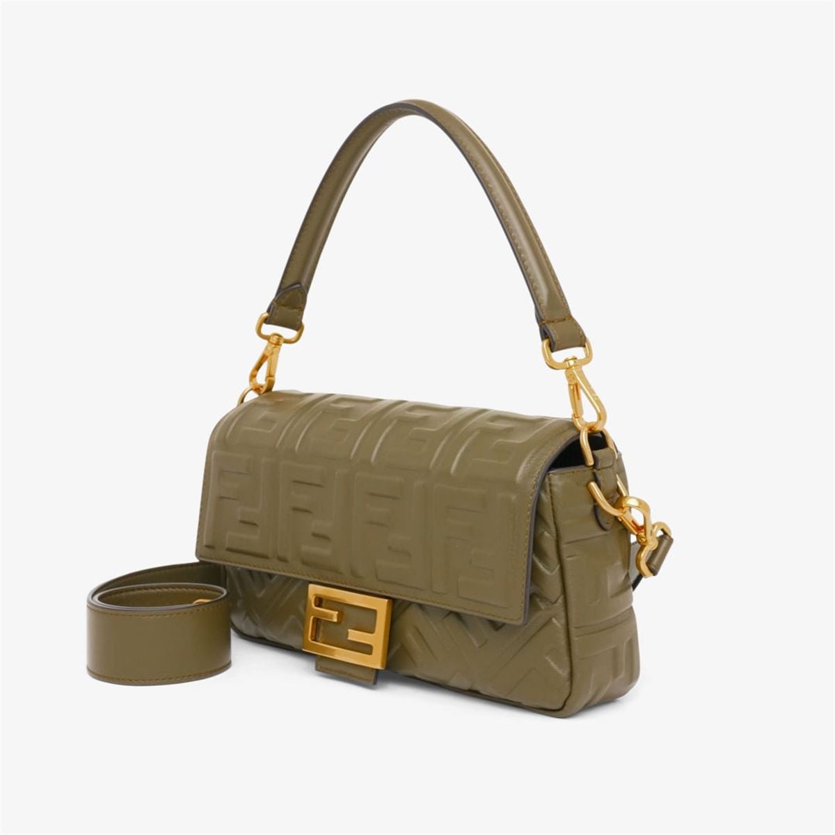 GREEN NAPPA LEATHER BAG