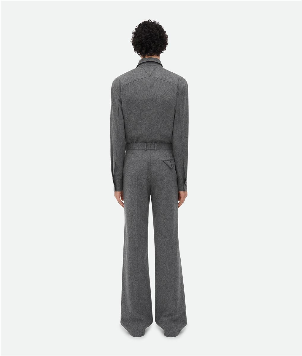 LIGHT WOOL FLANNEL TROUSERS BOTTEGA VENETA