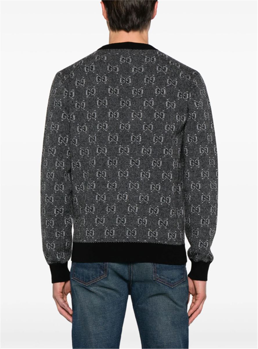 GG DAMIER-JACQUARD JUMPER