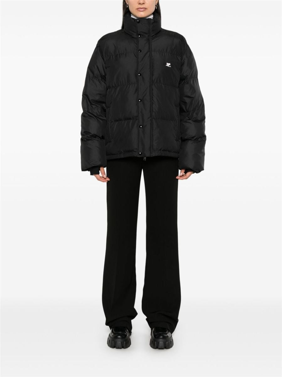 LOGO-EMBROIDERED PUFFER JACKET COURREGES