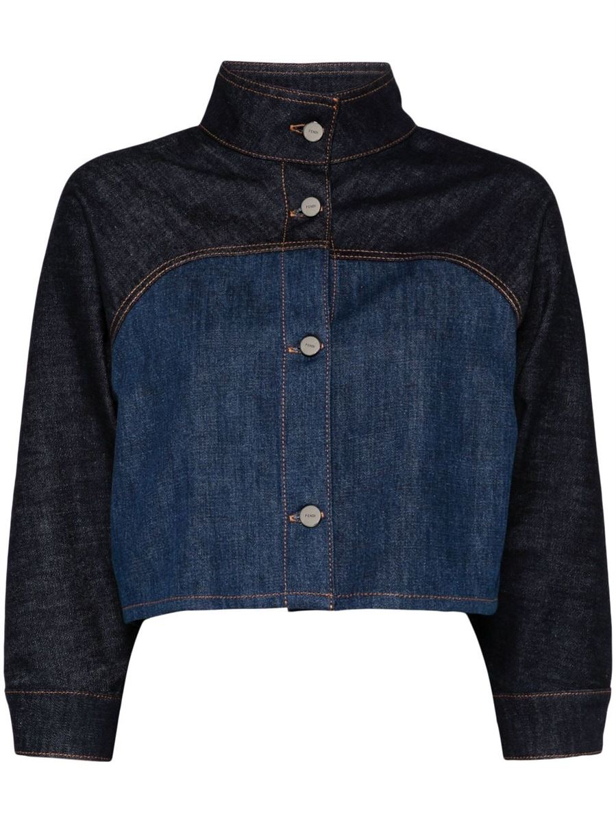 TWO-TONE DENIM JACKET FENDI