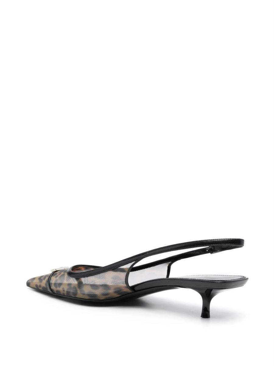 30MM OXALIS SLINGBACK PUMPS SAINT LAURENT