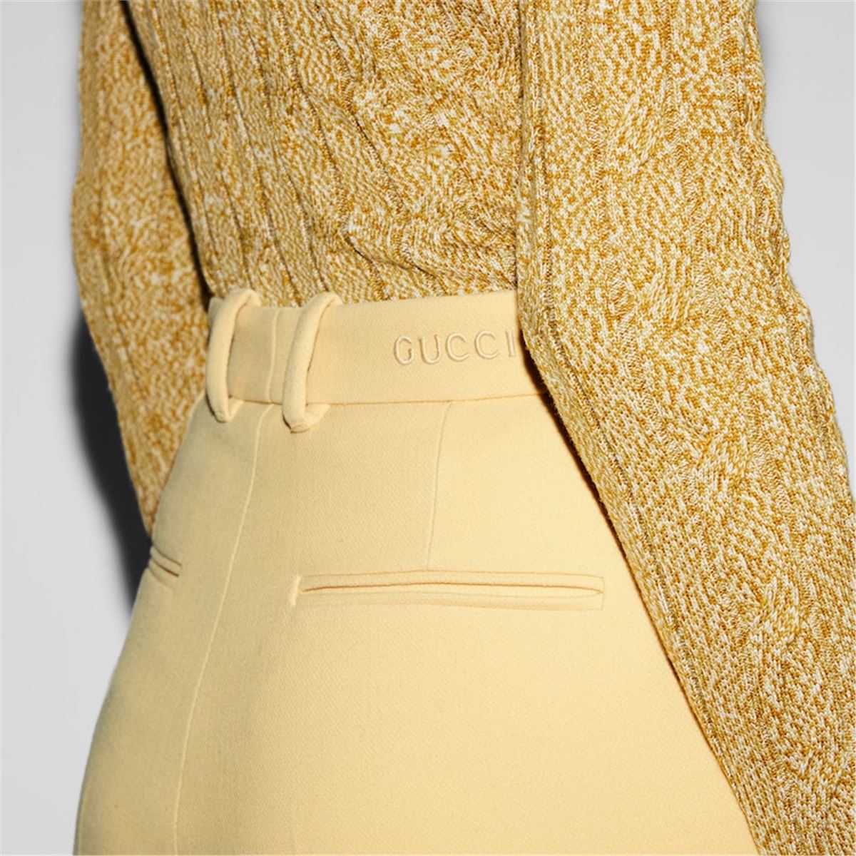 LIGHT WOOL CRÊPE PANT GUCCI