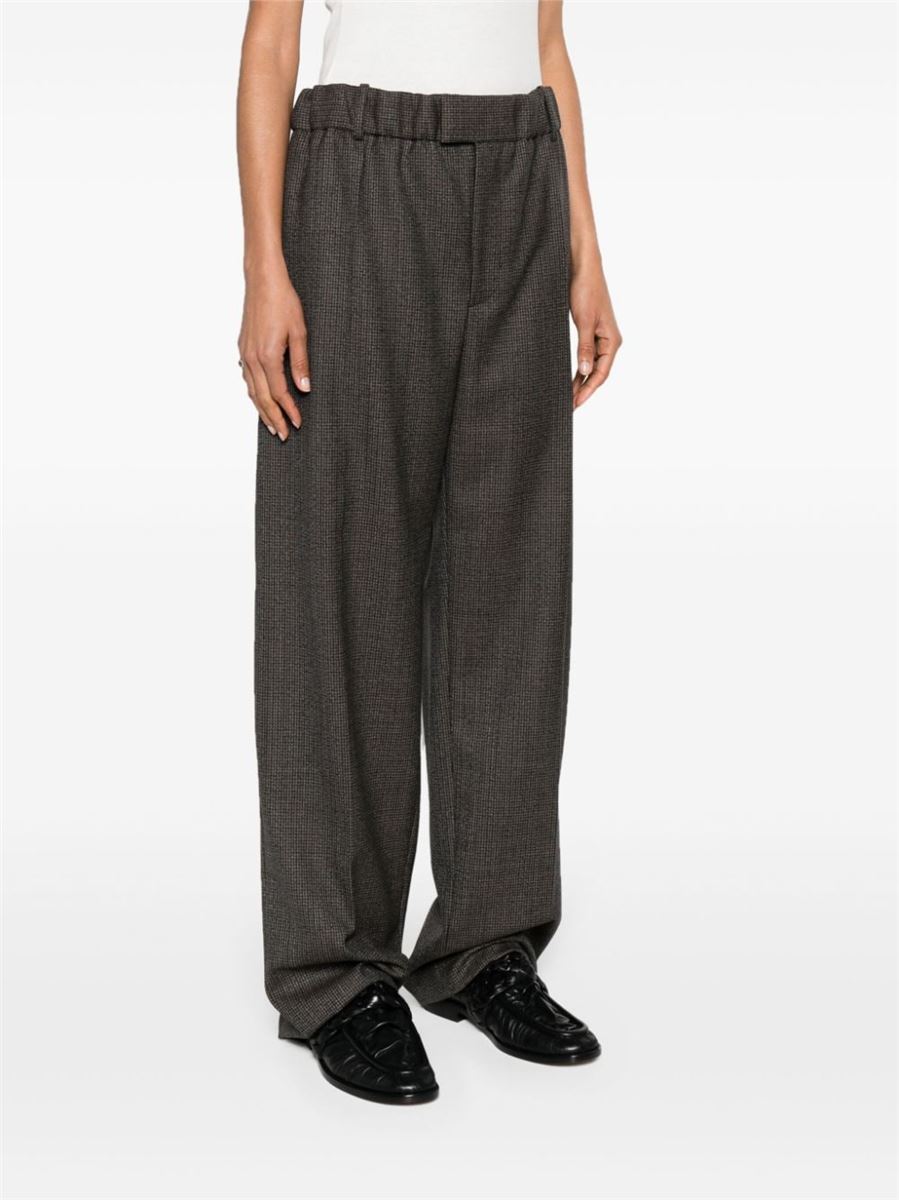 WOOL HOUNDSTOOTH TAILORED PANTS BOTTEGA VENETA