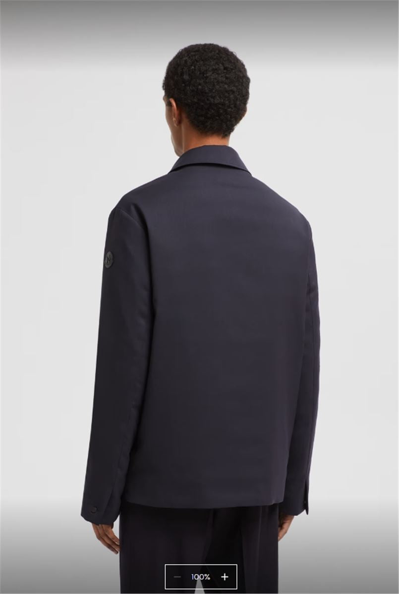 PLUMEL WOOL GABARDINE DOWN SHIRT JACKET