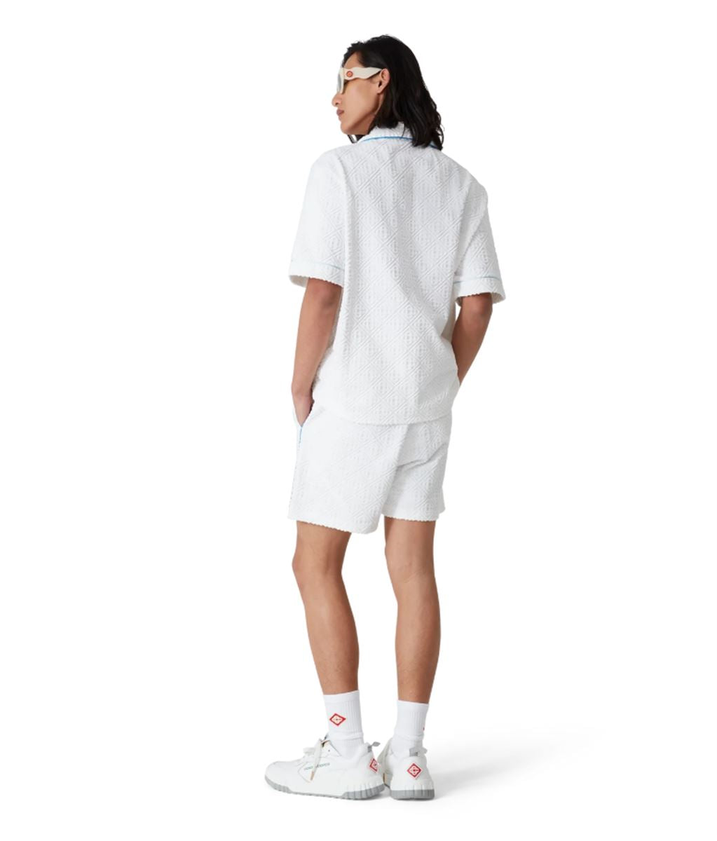 TENNIS STRIPE TOWELLING SHIRT