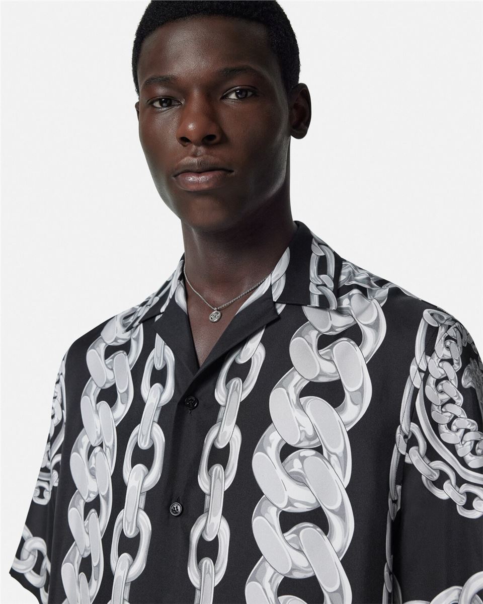 MEDUSA CHAINS SILK SHIRT