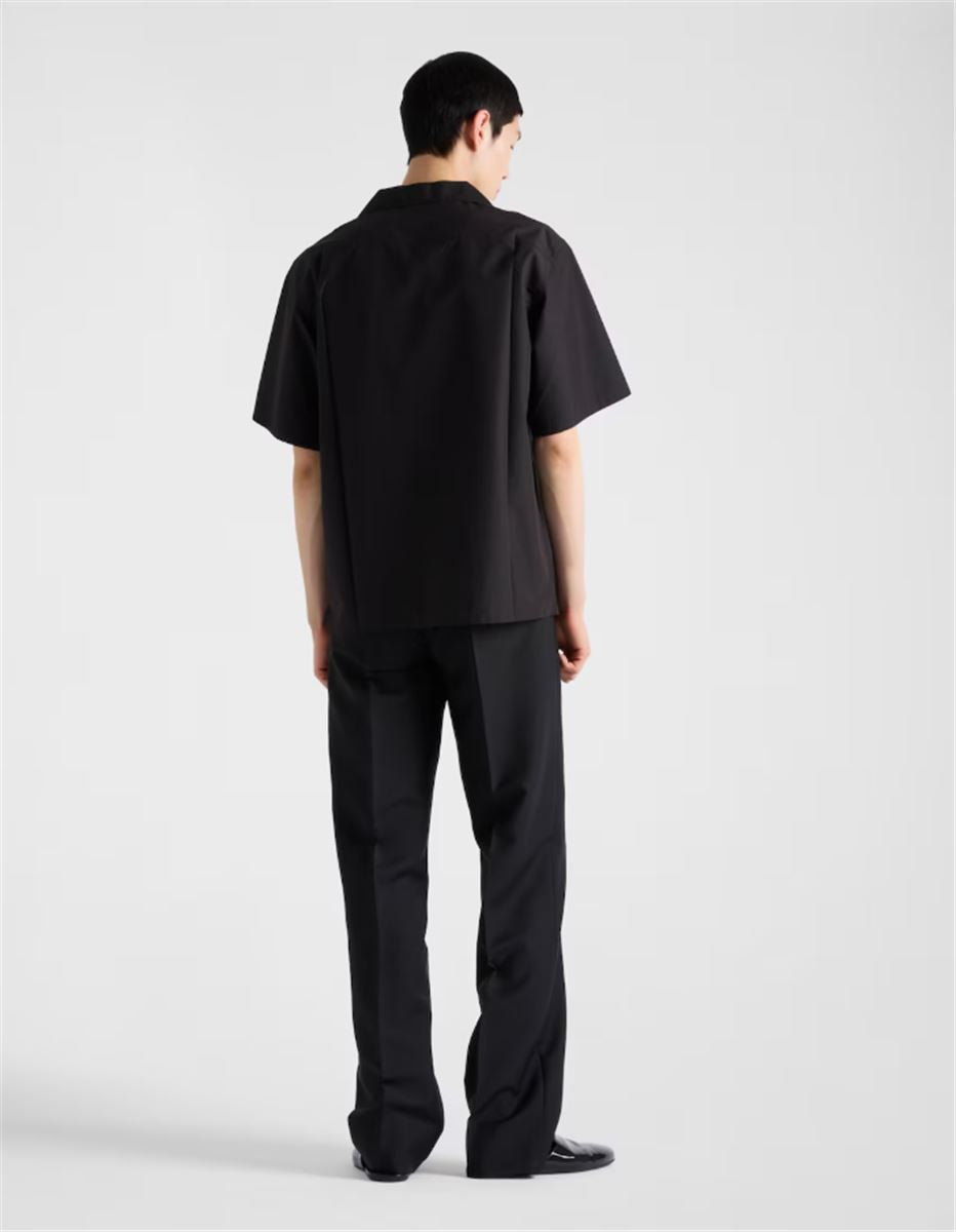 TECHNICAL COTTON SHORT-SLEEVED SHIRT