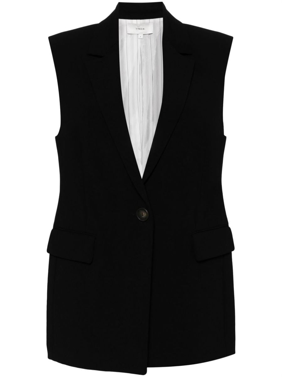 SLEEVELESS BLAZER VINCE