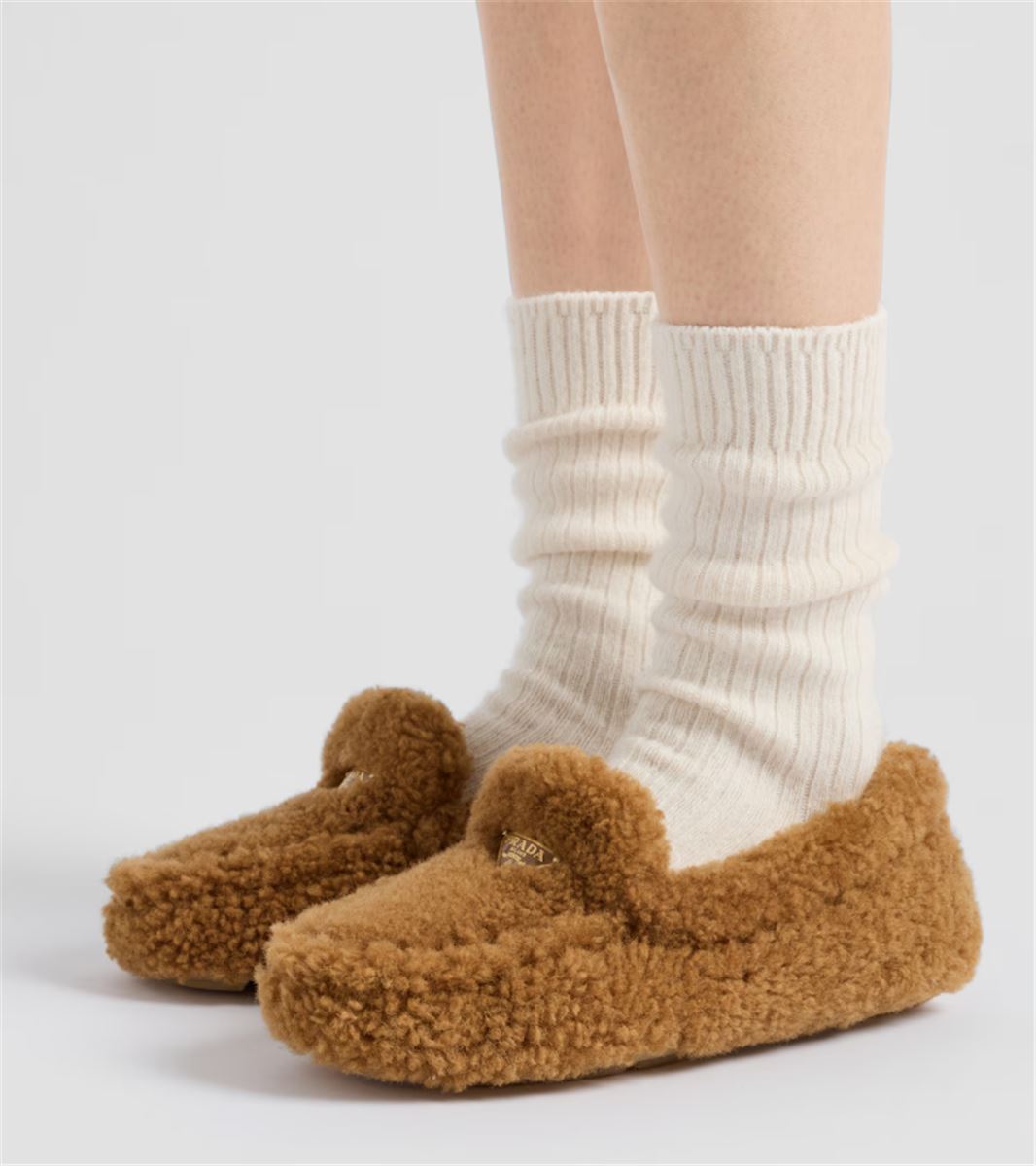 SHEARLING DRIVING SHOES