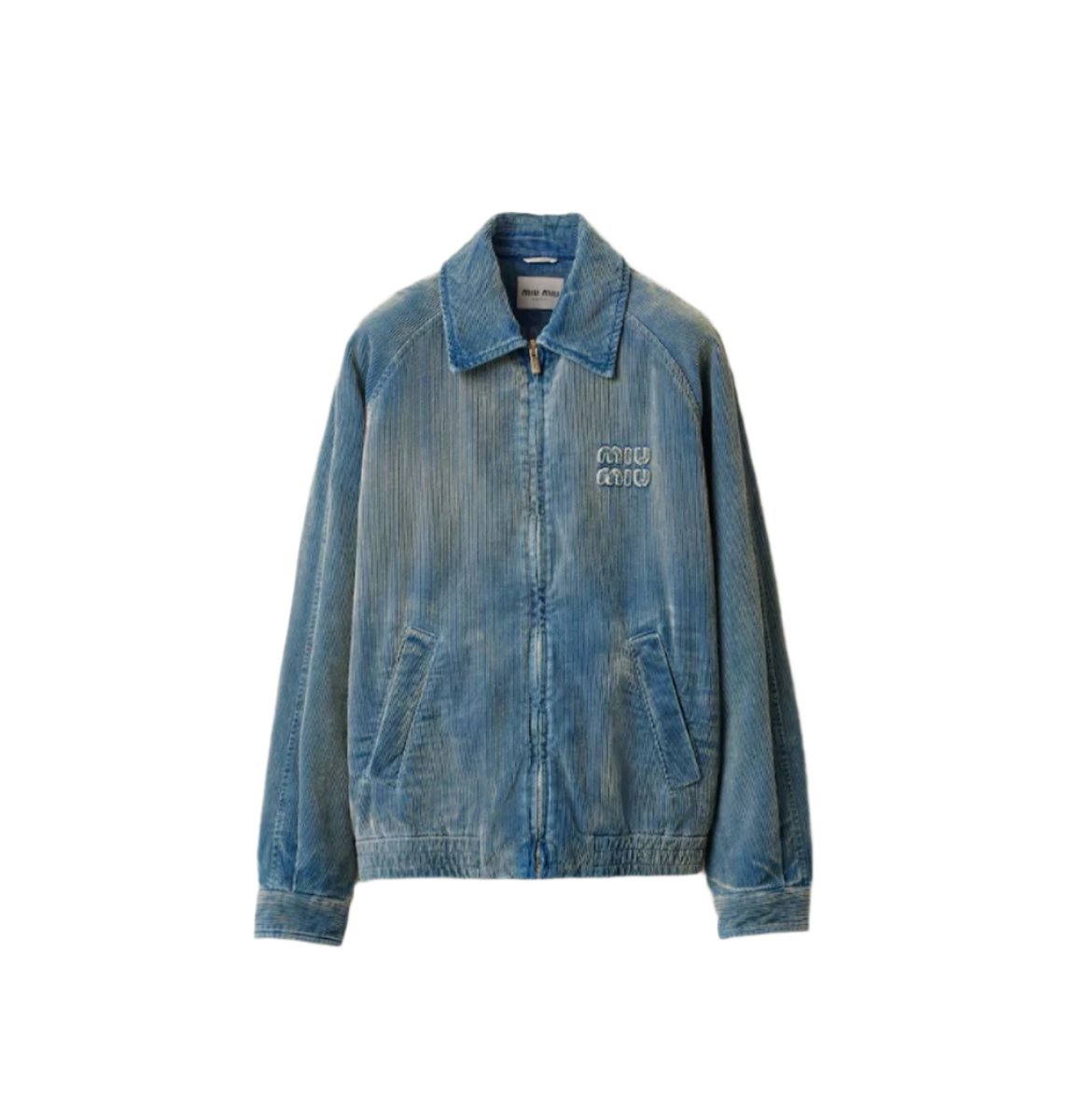 WASHED CORDUROY BLOUSON JACKET