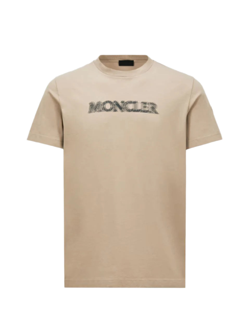 BLURRED LOGO COTTON T-SHIRT