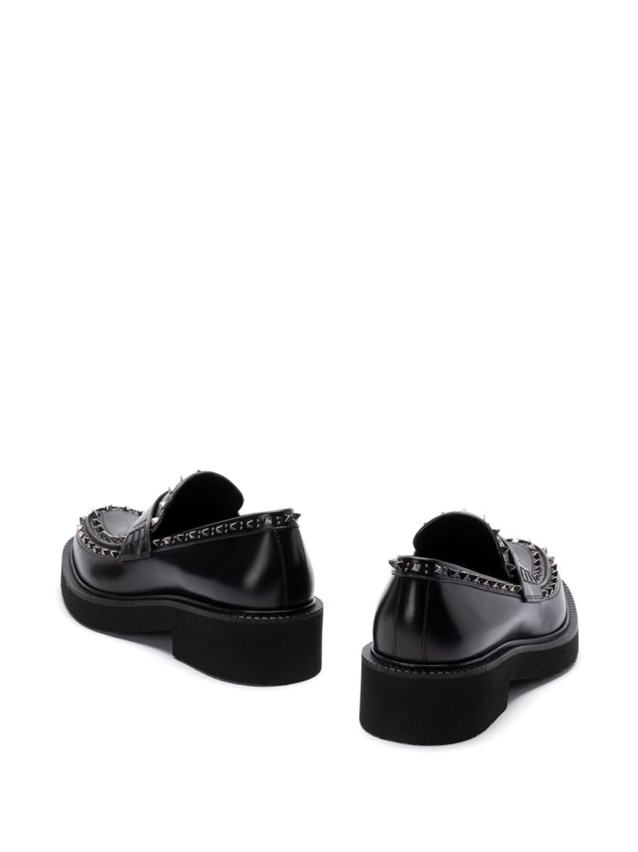 ROCKSTUD LEATHER LOAFERS VALENTINO