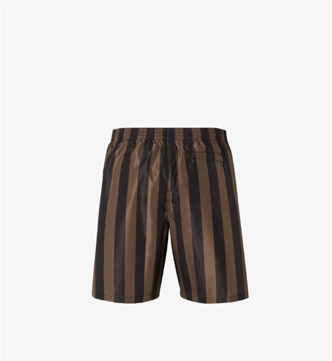 BROWN PEQUIN NYLON SHORTS