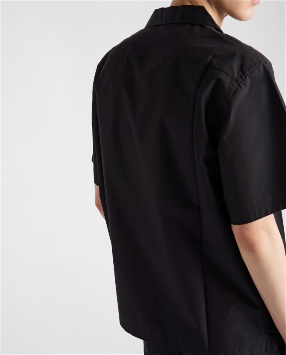 TECHNICAL COTTON SHORT-SLEEVED SHIRT