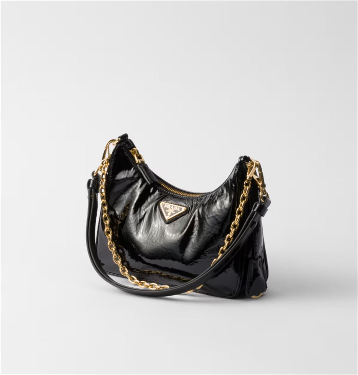 RE-EDITION NAPLAK PATENT LEATHER MINI-BAG