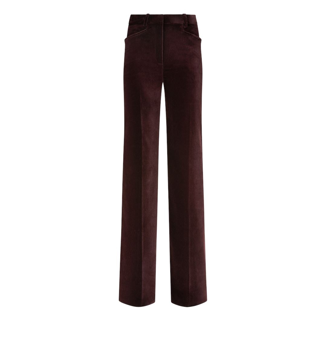 VELVET TAILORED BOOT CUT PANTS TOM FORD