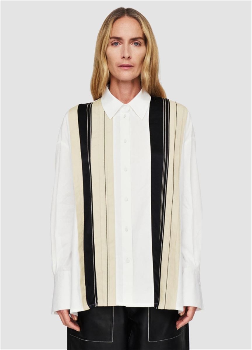 BACAR POPLIN COLOUR BLOCK SHIRT