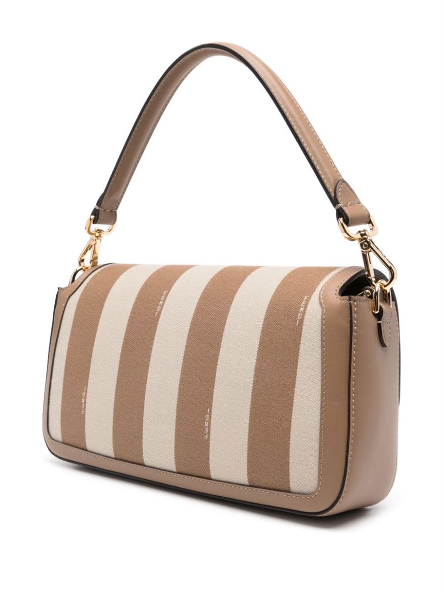 STRIPED BAGUETTE TOTE BAG FENDI