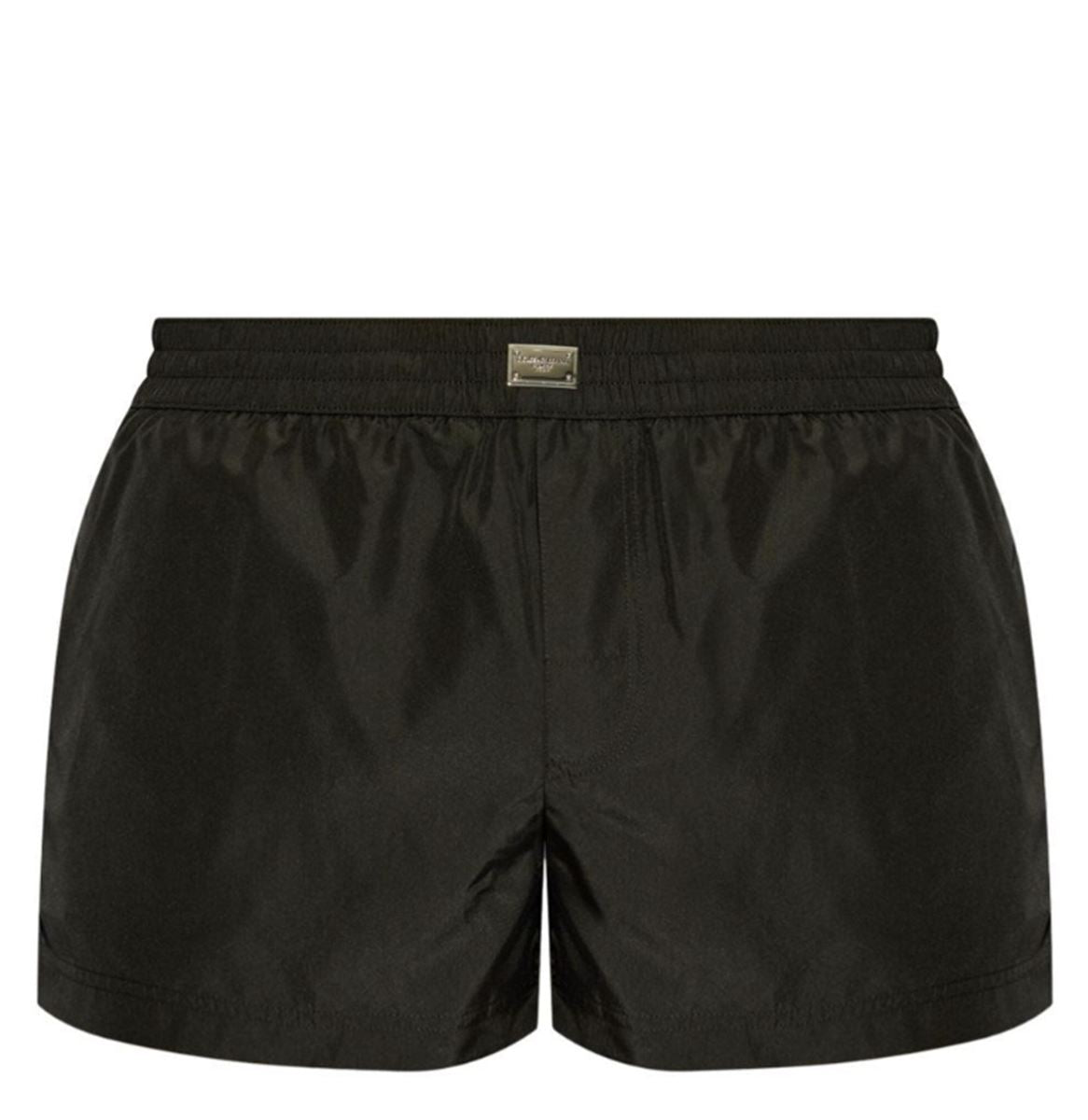 SHORT SWIM TRUNKS WITH TAG