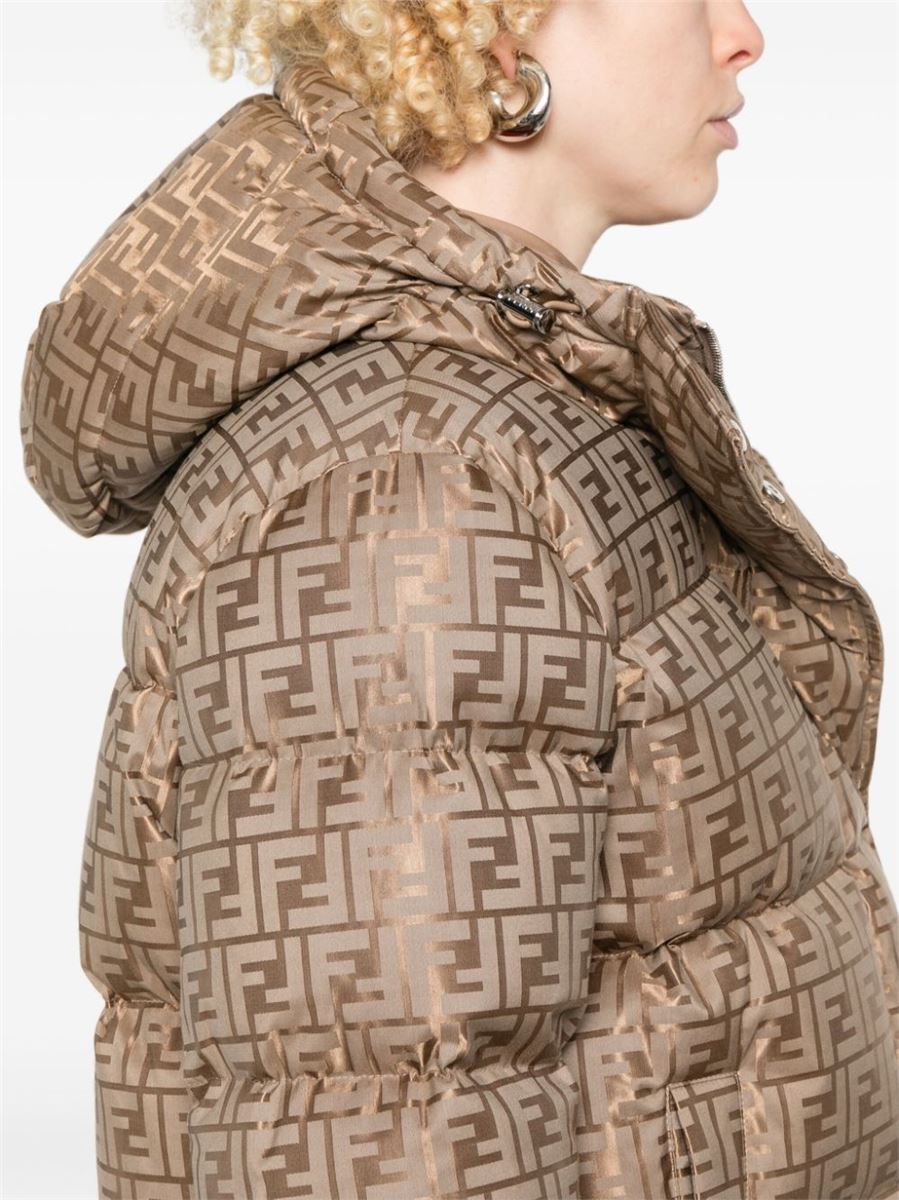 FF-LOGO PADDED JACKET FENDI