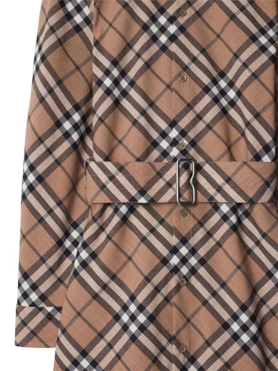 CHECKED SHIRT DRESS BURBERRY