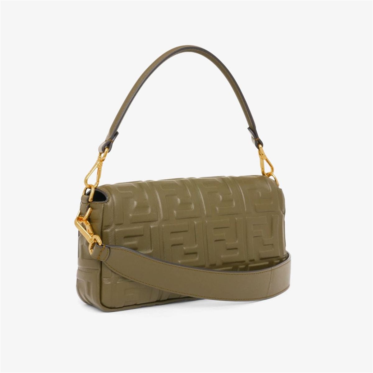 GREEN NAPPA LEATHER BAG FENDI