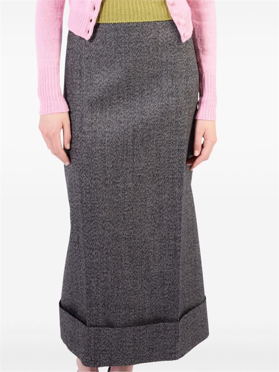 A-LINE MAXI SKIRT PRADA