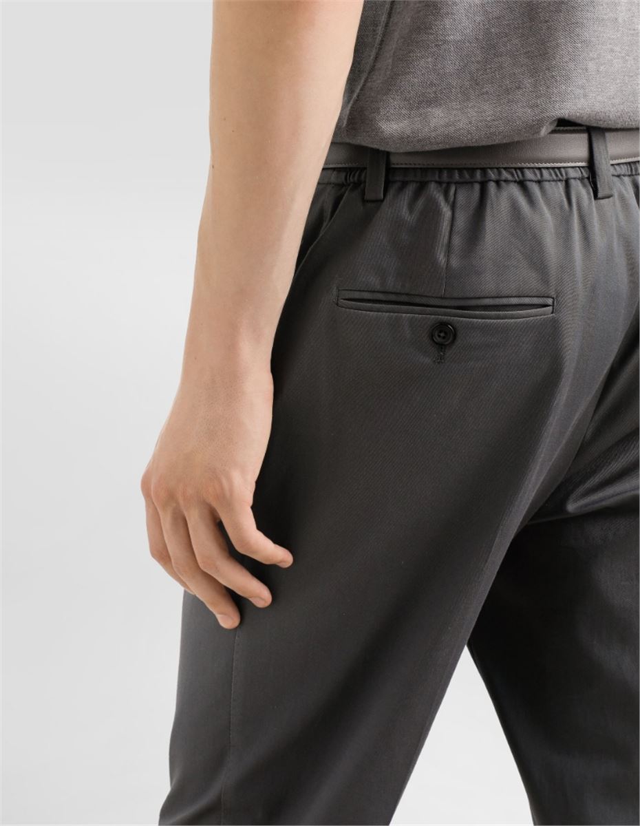 TAILORED COTTON PANTS