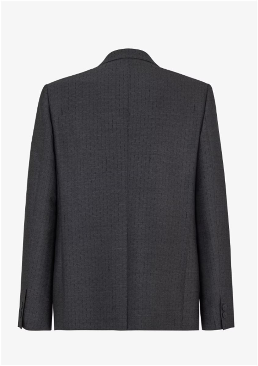 GREY WOOL BLAZER