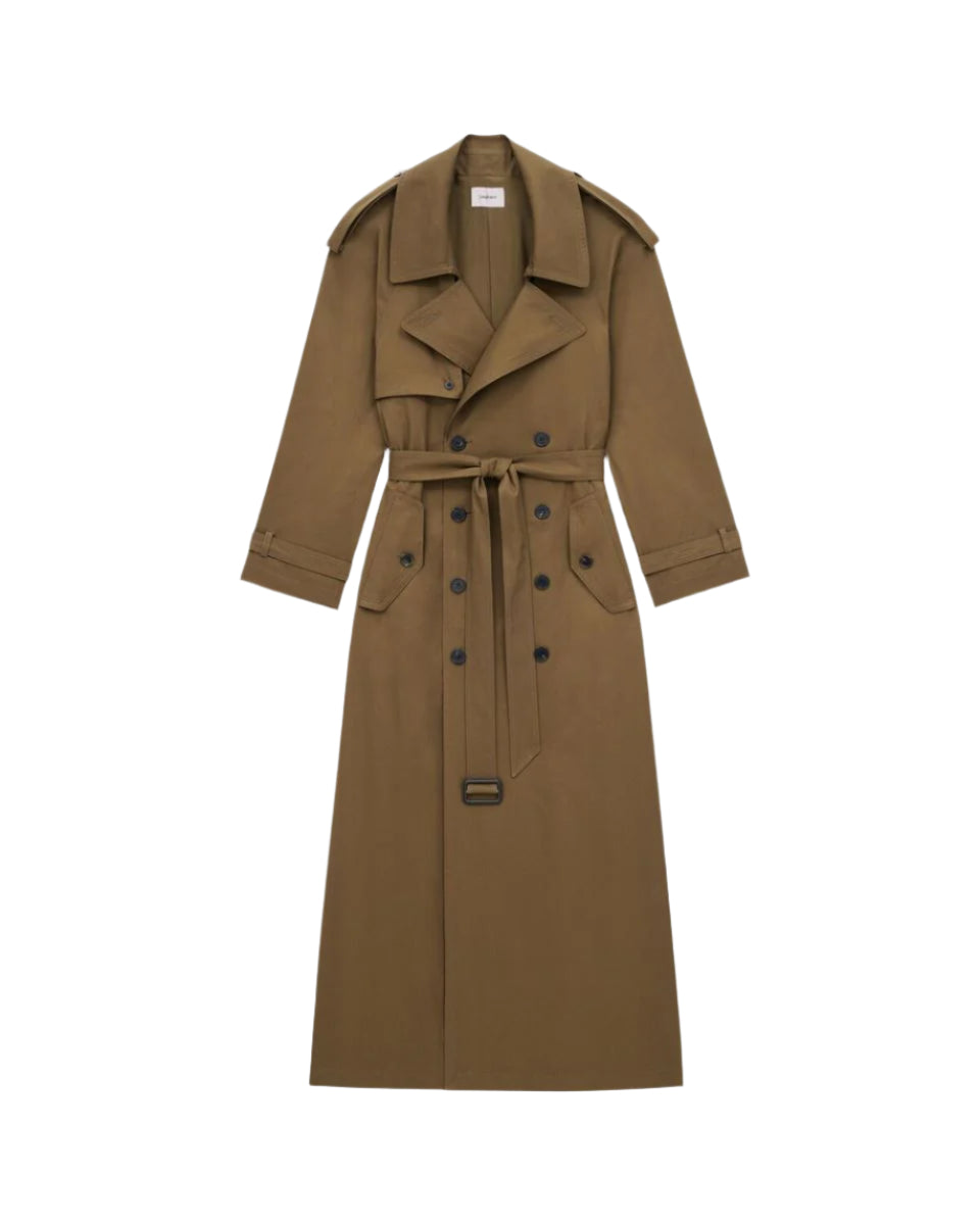 TRENCH COAT IN COTTON TWILL