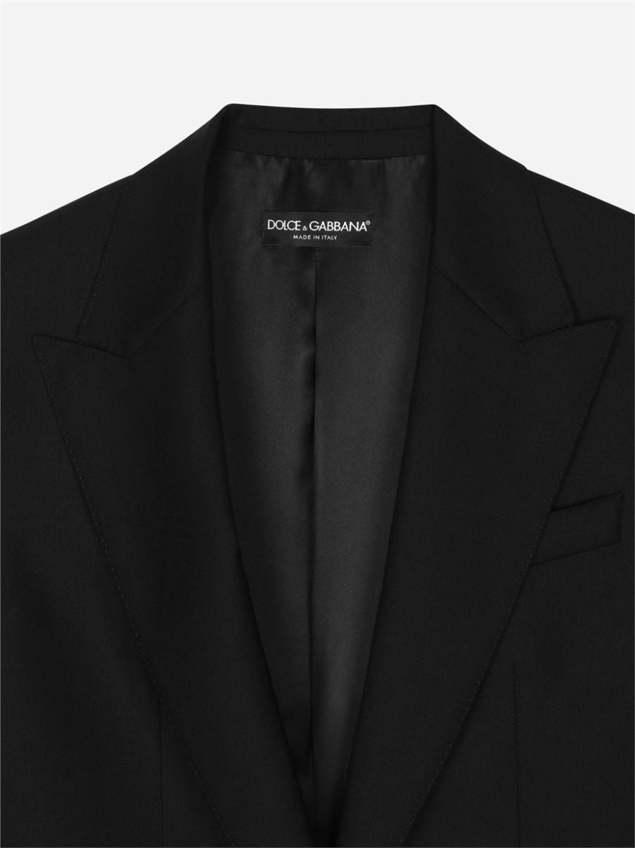 SINGLE-BREASTED VIRGIN WOOL BLAZER DOLCE & GABBANA