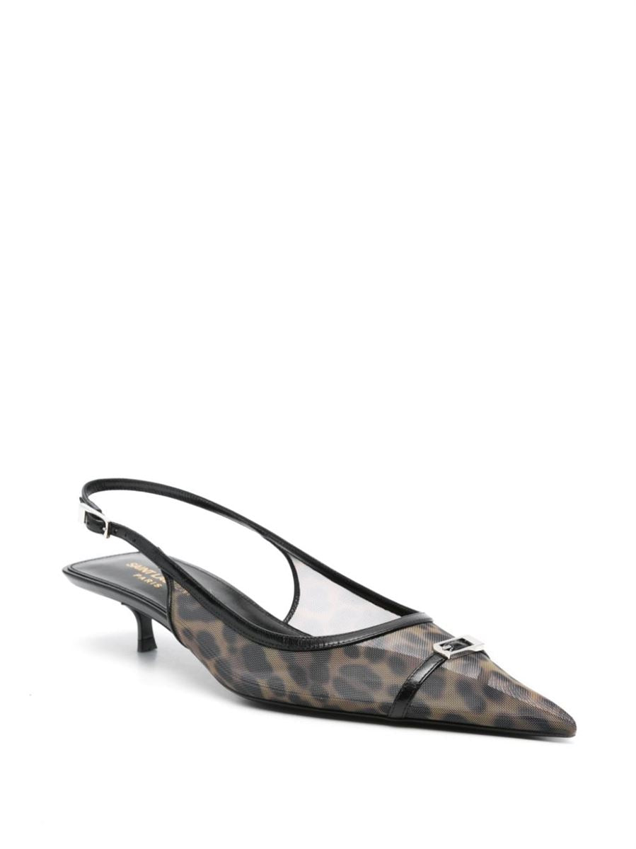 30MM OXALIS SLINGBACK PUMPS SAINT LAURENT