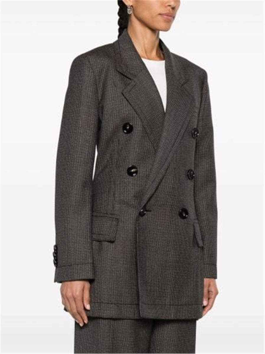 HOUNDSTOOTH WOOL JACKET WITH LABEL