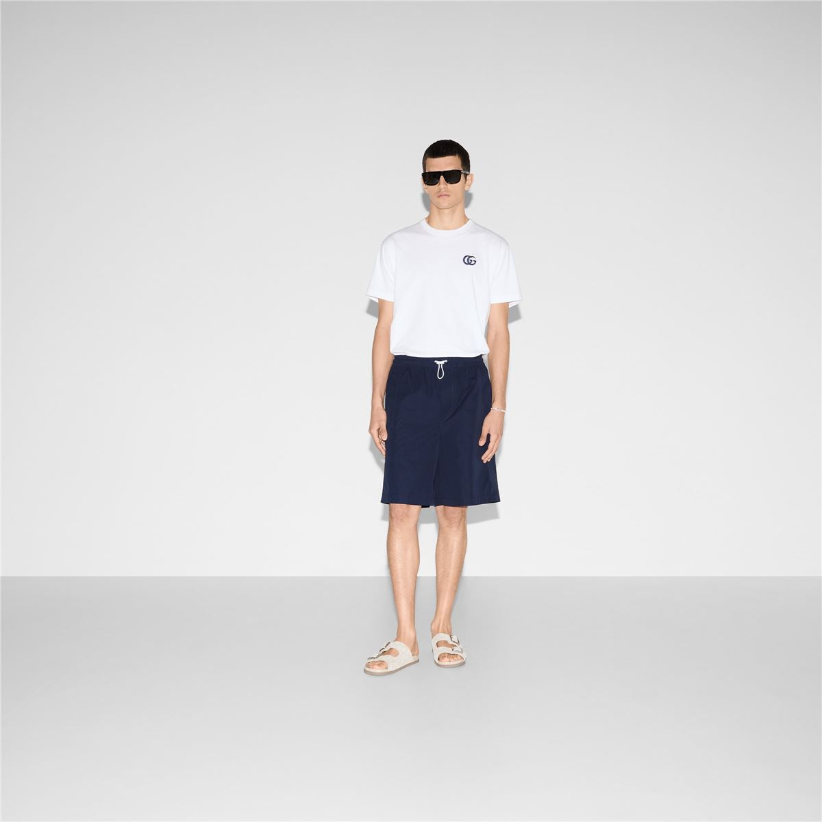 COTTON POPLIN SHORTS