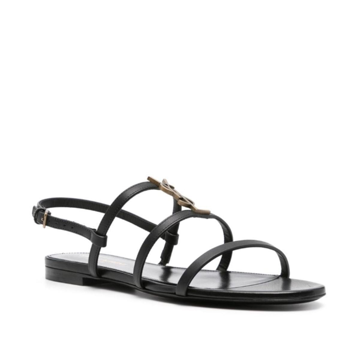 CASSANDRE-PLAQUE LOW SANDALS