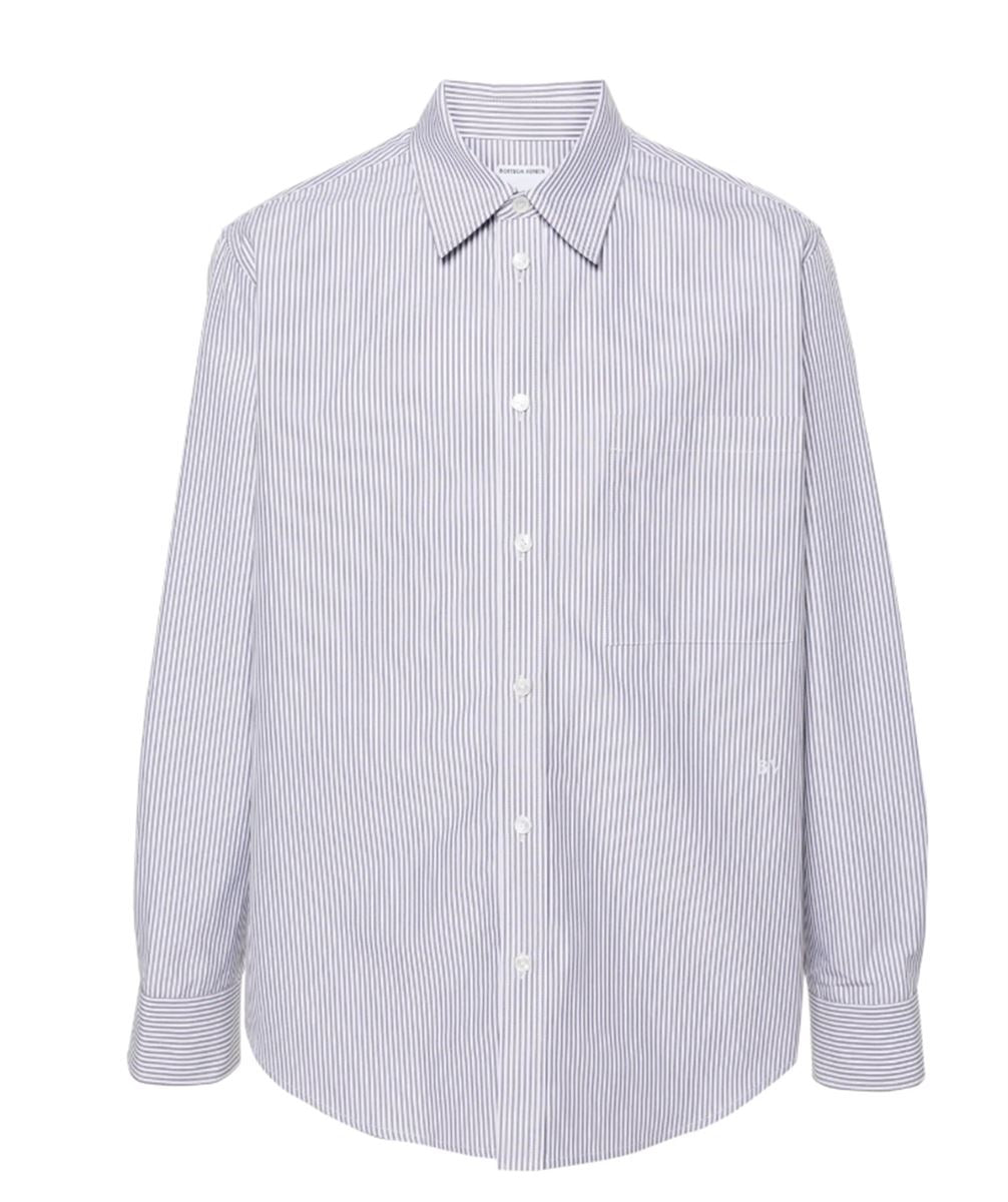 STRIPED COTTON SHIRT BOTTEGA VENETA