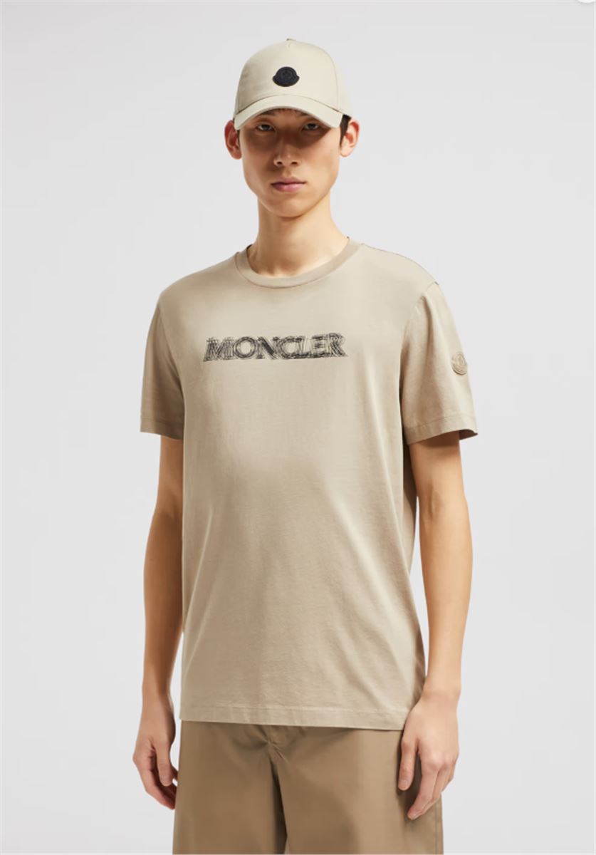 BLURRED LOGO COTTON T-SHIRT