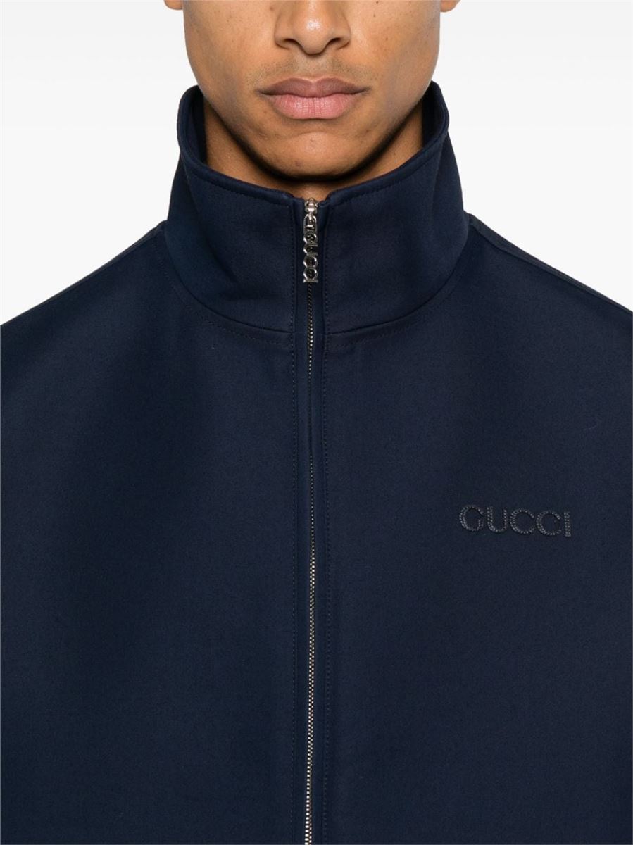 EMBROIDERED-LOGO JACKET GUCCI