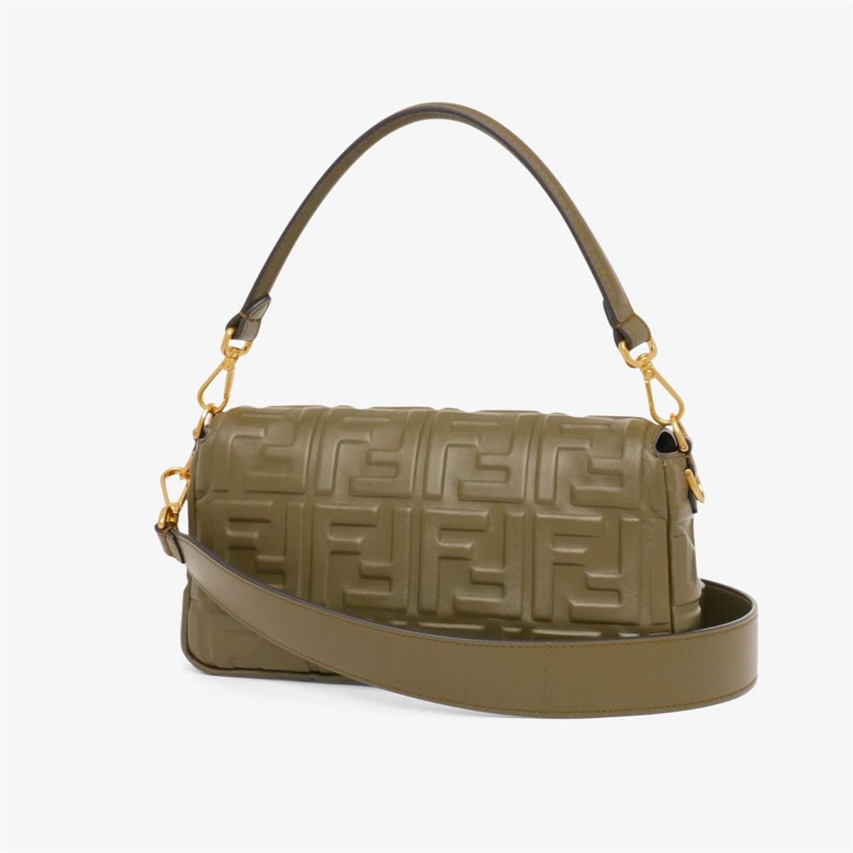 GREEN NAPPA LEATHER BAG FENDI