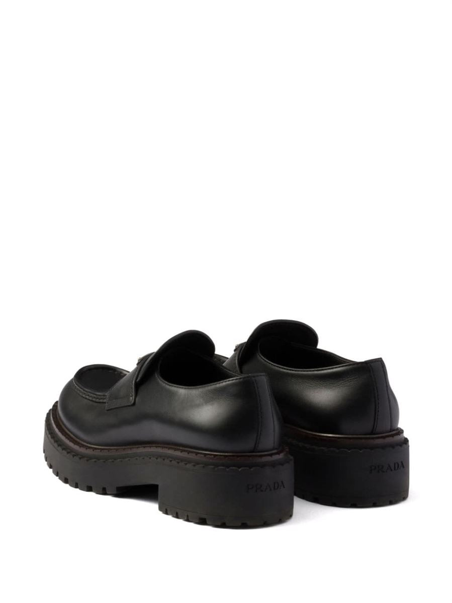 LEATHER LOAFERS PRADA