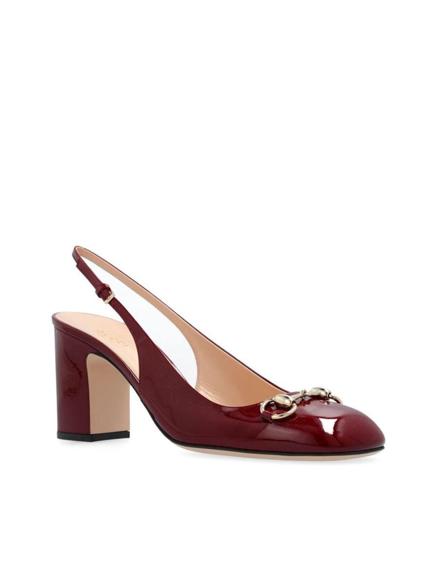 75MM HORSEBIT SLINGBACK PUMPS GUCCI