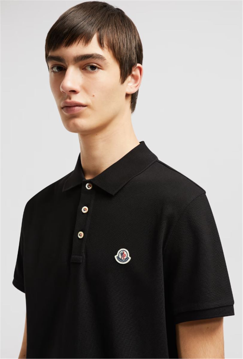 LOGO PATCH COTTON POLO SHIRT