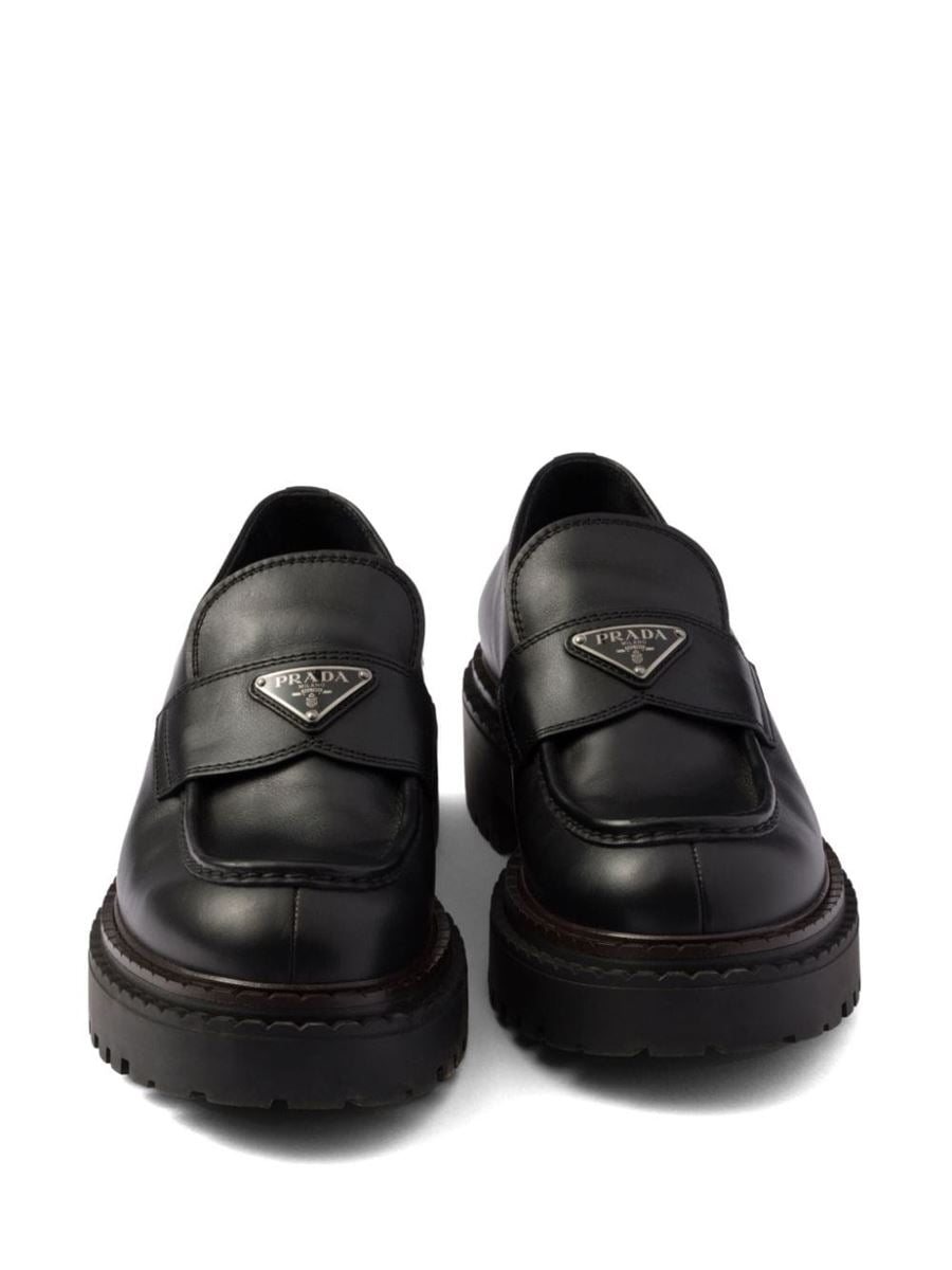 LEATHER LOAFERS PRADA