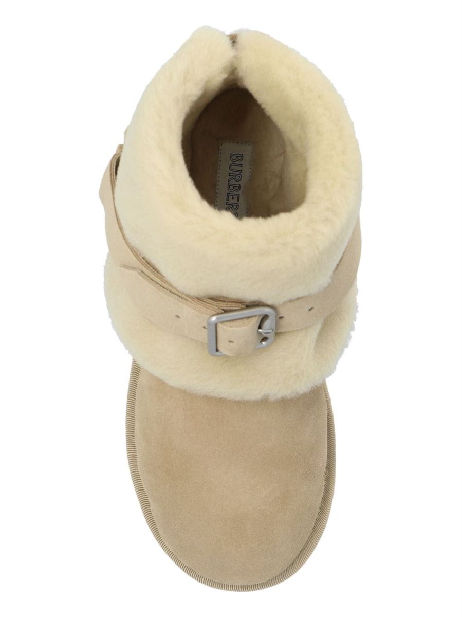 CHUBBY SUEDE SHEARLING BOOTS