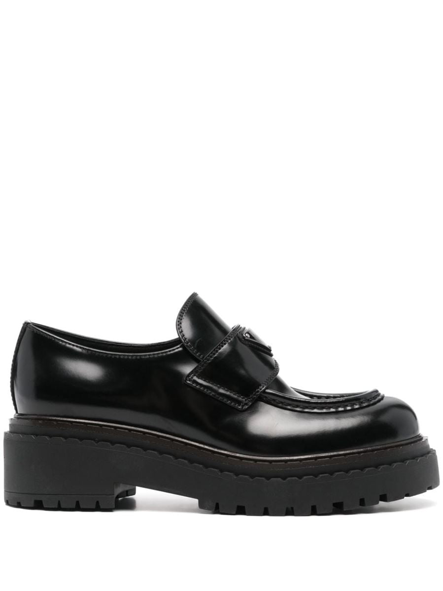 LEATHER LOAFERS PRADA