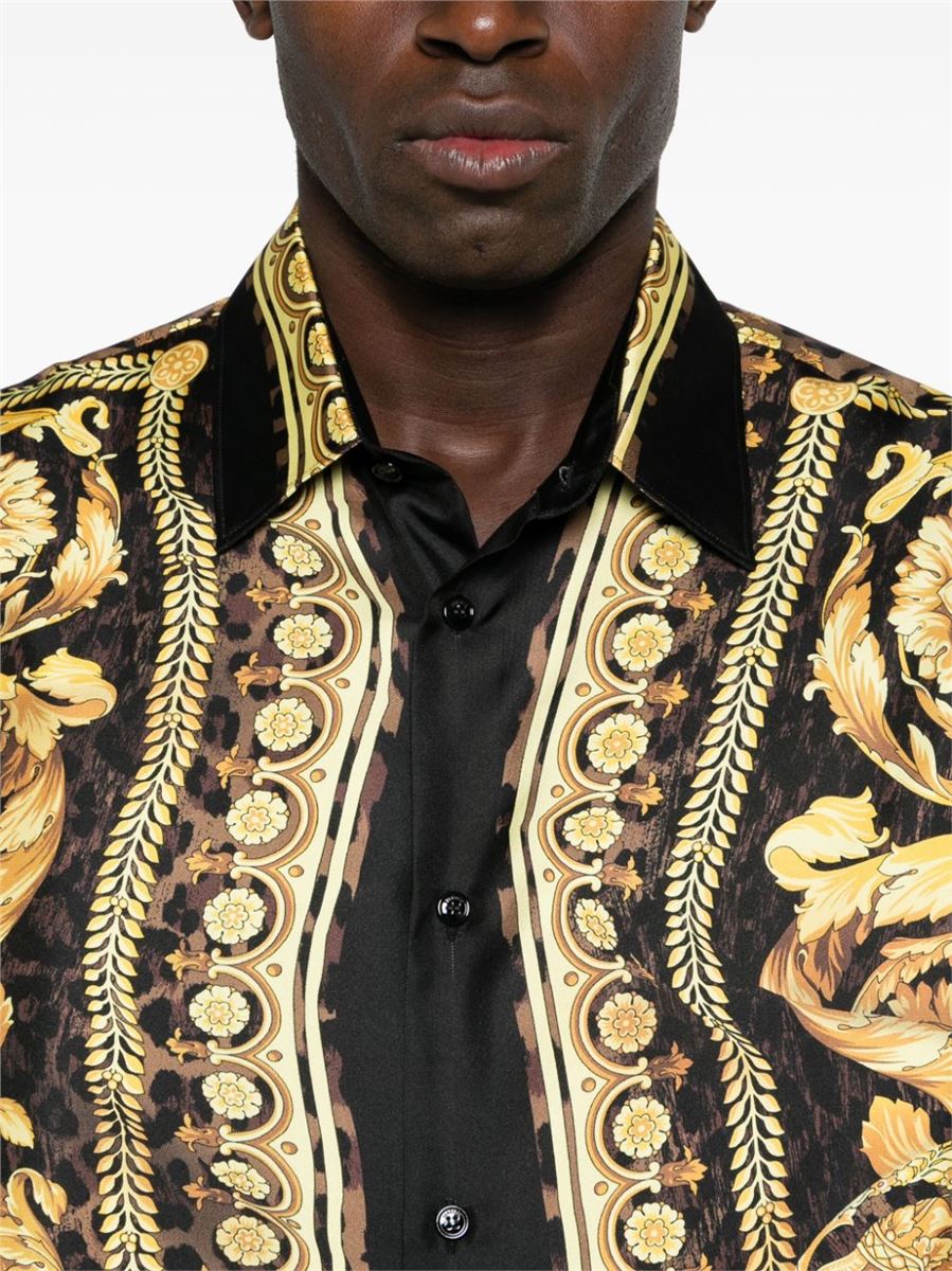 BAROCCO-PRINT SHIRT VERSACE