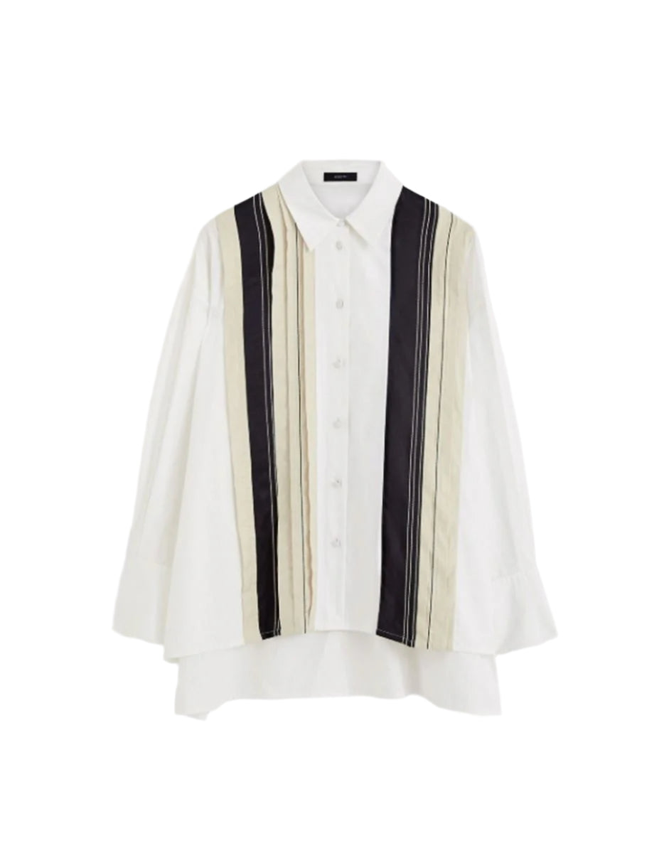 BACAR POPLIN COLOUR BLOCK SHIRT